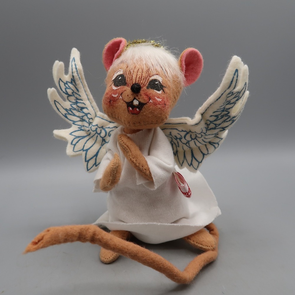 Vintage Annalee 6" Christmas Angel Mouse Angel 1997 USA made